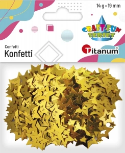 Konfetti Titanum Craft-Fun Series gwiazdki 95059000 (284809)