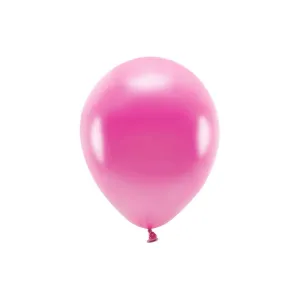 Balon gumowy Metalizowane Eco Balloons fuksja 260mm Partydeco (ECO26M-080)