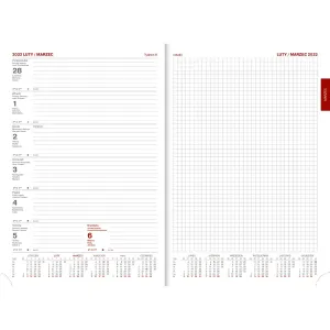 Kalendarz książkowy (terminarz) Wokół Nas Vivella z notesem 5907751185466 A4 (A4TN105B)