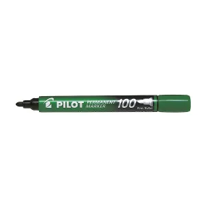 Marker permanentny wkład zielony okrągła końcówka Pilot (SCA-100-G)