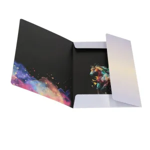 Teczka kartonowa na gumkę Horses A4 mix Starpak (559714)