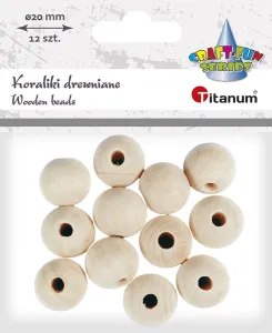Ozdoba drewniana Craft-Fun Series koraliki Titanum (390601)
