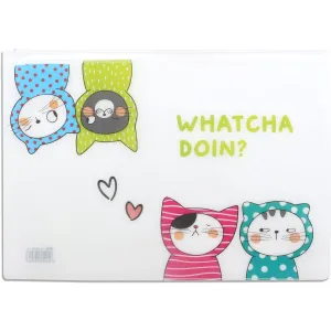 Teczka plastikowa na zatrzask Happy Color A5 kolor: mix (MG ADM929FP)