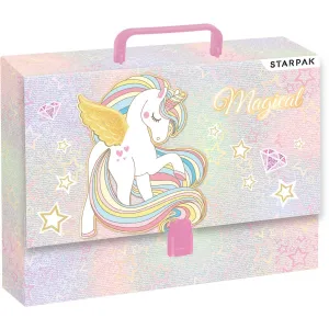Teczka kartonowa na klips Starpak Unicorn A4 kolor: mix (493168)