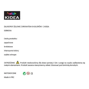 Długopis żelowy Kidea KIDART (DZB6CKA)