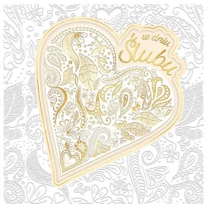 Kartka składana KARNET KW WZ Ślub kw Henry (5905701482924)