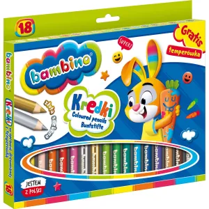 Kredki ołówkowe Bambino 18 kol. St.Majewski