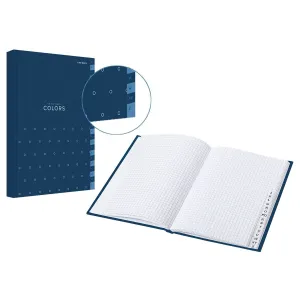 Skorowidz A4 colors niebieski 96k. krata [mm:] 210x300 TOP-2000 (400169235)