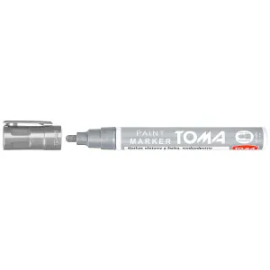 Marker olejowy Toma, srebrny 2,5mm okrągła końcówka (TO-440 9 4)