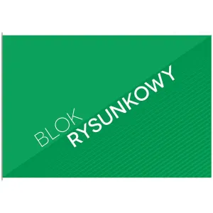 Blok rysunkowy Interdruk bloki A3 biały 20k (BLRA3E)