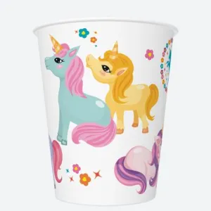 Kubek jednorazowy daisy papier 250ml Pol-mak (01)