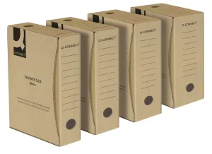 Pudło archiwizacyjne szary karton Q-Connect (KF15838)