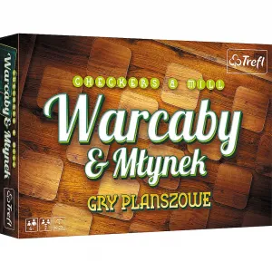 Gra planszowa Trefl 01681 Warcaby / Młynek (01681)