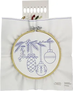 Zestaw kreatywny Craft-Fun Series Zestaw do haftowania - gałązka jodły z bombkami Titanum (25YY0512(1-6#))