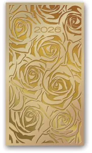 Kalendarz książkowy (terminarz) złoty A6 Lucrum (TR złoty)