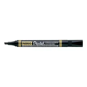 Marker permanentny wkład czarny 1,2-4,5mm ścięta końcówka Pentel (N860)