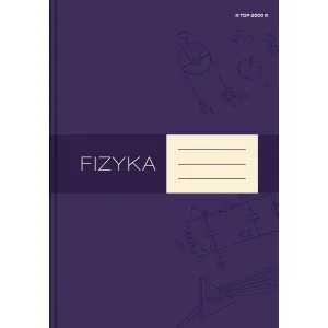 Brulion tematyczny A5 fizyka 80k. 70g krata [mm:] 150x210 TOP-2000 (400160623)