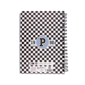 Kołozeszyt (kołonotatnik) Atomówki B5 96k. 70g krata Beniamin (6273)