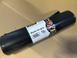 Worki na gruz 100l kolor: czarny 100L 10 szt My Fastec