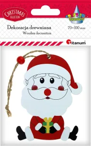 Ozdoba drewniana Craft-Fun Series Zawieszka Mikołaj Titanum (SDDD-200)