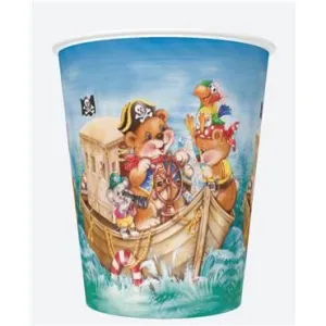 Kubek jednorazowy daisy papier 250ml Pol-mak (01)