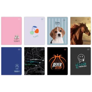 Zeszyt KOL3= A5 32k. 70g linia kolor Interdruk