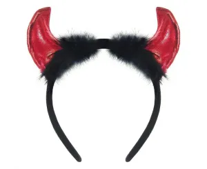 Opaska Rogi diabełka z futerkiem Godan (NP-ORDF)