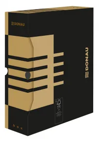 Pudło archiwizacyjne Donau A4 - brązowy 100mm x 340mm x 297mm (7661301FSC-02)