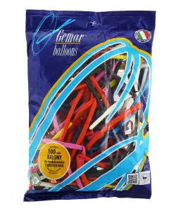 Balon kształty mix 100 szt Godan (D4/80/T)