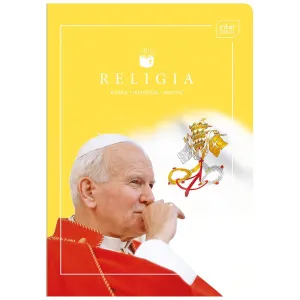 Zeszyt tematyczny A5 Jan Paweł II/Franciszek RELIGIA 60k. 70g krata Interdruk (ZE60RELMIX)