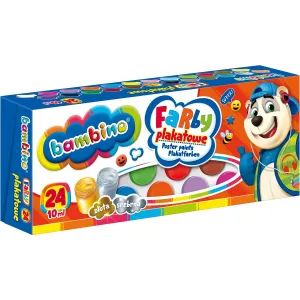 Farby plakatowe kolor: mix 10ml 24 kolor. St.Majewski (5903235002885)