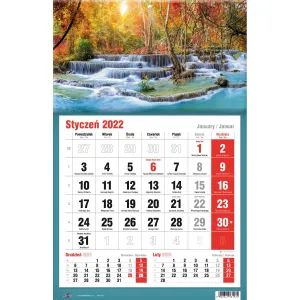 Kalendarz ścienny Avanti trójdzielne (5901769620582)