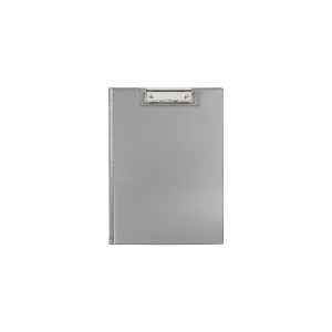 Teczka z klipem Biurfol A4 - popielaty (KH-04-08)