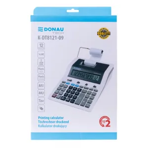 Kalkulator na biurko drukujący Donau Tech (K-DT8121-09)