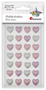 Naklejka (nalepka) Craft-Fun Series serca Titanum (24CY03121)