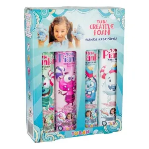 Śmieszna masa Tuban tubi pianka zestaw 4szt mix 200ml (TU3458)