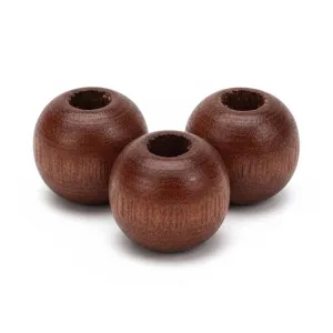 Ozdoba drewniana Craft-Fun Series Korale drewniane w kolorze ciemnobrązowym Titanum (25KBZ001)