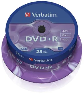 Płyta dvd DVD+R 4,7GB x16 Verbatim