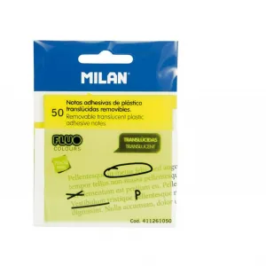 Notes samoprzylepny Milan żółty fluorescencyjny 50k 76mm x 76mm (411261050)