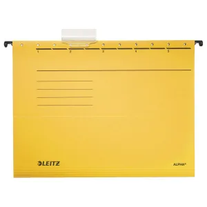 Teczka zawieszkowa Alpha A4 żółty papier Leitz (19850115)