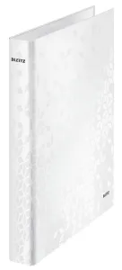 Segregator ringowy Leitz WOW A4+ biały perłowy 25mm (42410001)