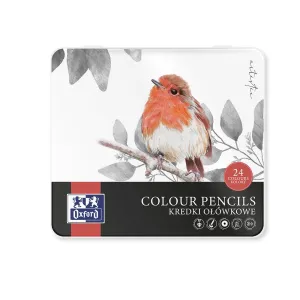 Kredki ołówkowe metal box 24 kol. Oxford (400174560)