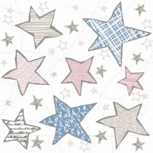 Serwetki Pol-mak gwiazdka - mix 330mm x 330mm (Sd GW)