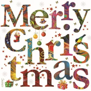 Serwetki Pol-mak gwiazdka - mix 330mm x 330mm (Sd GW)