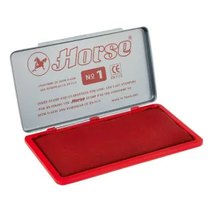 Poduszka do stempli Nr 1 czerwona [mm:] 150x74 Horse (140-1016)