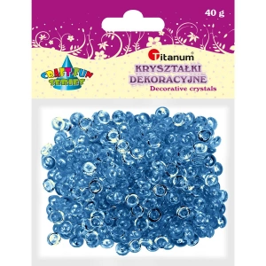 Koraliki kreatywne Titanum Craft-Fun Series plastikowe ciemnoniebieskie (40g)