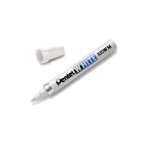 Marker olejowy wkład biały okrągła końcówka Pentel