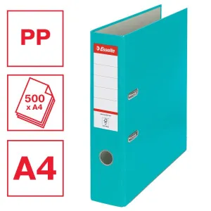 Segregator dźwigniowy Ekonomiczny A4 75mm turkusowy Esselte (11282)