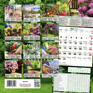 Kalendarz ścienny Avanti wieloplanszowy 300mm x 600mm (5901769620407)