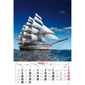 Kalendarz ścienny Avanti wieloplanszowy paskowy A3 285mm x 420mm (5901769620841)